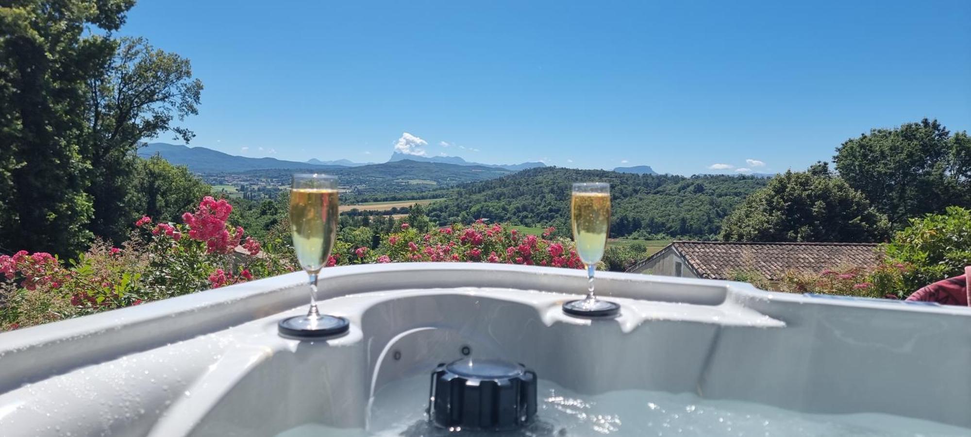 Le Silence Des Bois Sejour Romantique Et Bien-Etre Villa Étoile-sur-Rhône Buitenkant foto